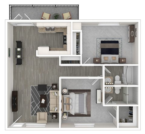 Rev, B1 3D Floorplan
